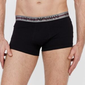 EMPORIO ARMANI Czarne bokserki z logo 3 pack