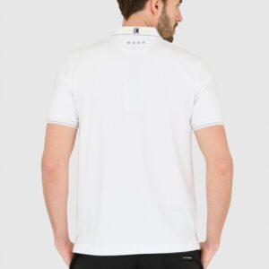 LA MARTINA Męska biała koszulka polo Regular Fit