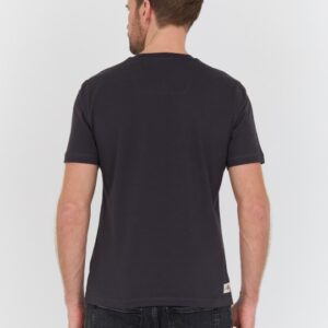 AERONAUTICA MILITARE Szary bawełniany męski t-shirt M.C