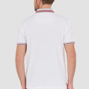 AERONAUTICA MILITARE Biała męska koszulka Polo M.C