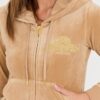 JUICY COUTURE Beżowa damska bluza Arched Metallic