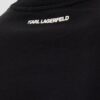 KARL LAGERFELD Czarny damski t-shirt Ikon Sketch Karl