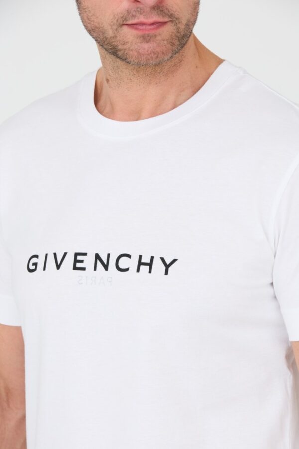 GIVENCHY Biały męski t-shirt