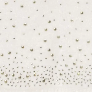 Szal damski bawełniany z kryształkami kremowy Cristaso 103