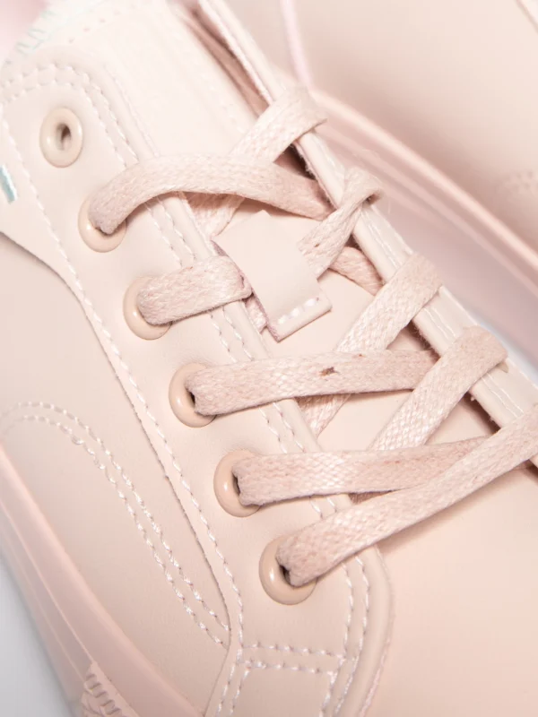 d51354bc9a3538b4f630ac4536e70b23d29dc613 Trampki damskie niskie ze skóry ekologicznej jasnoróżowe RR274A294 600