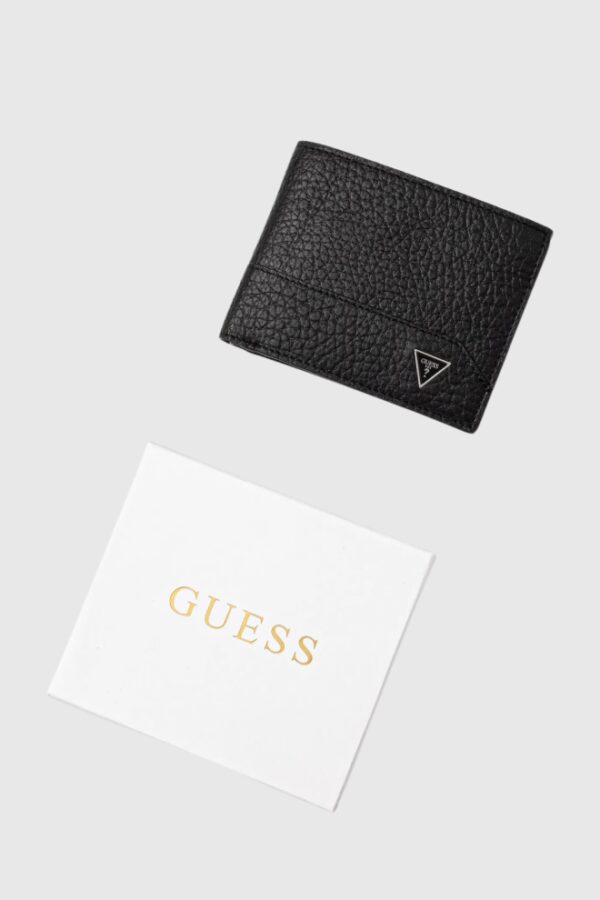 GUESS Czarny portfel męski Torino Bifold