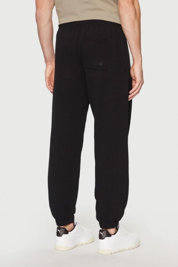 GUESS Czarne męskie spodnie dresowe Emis