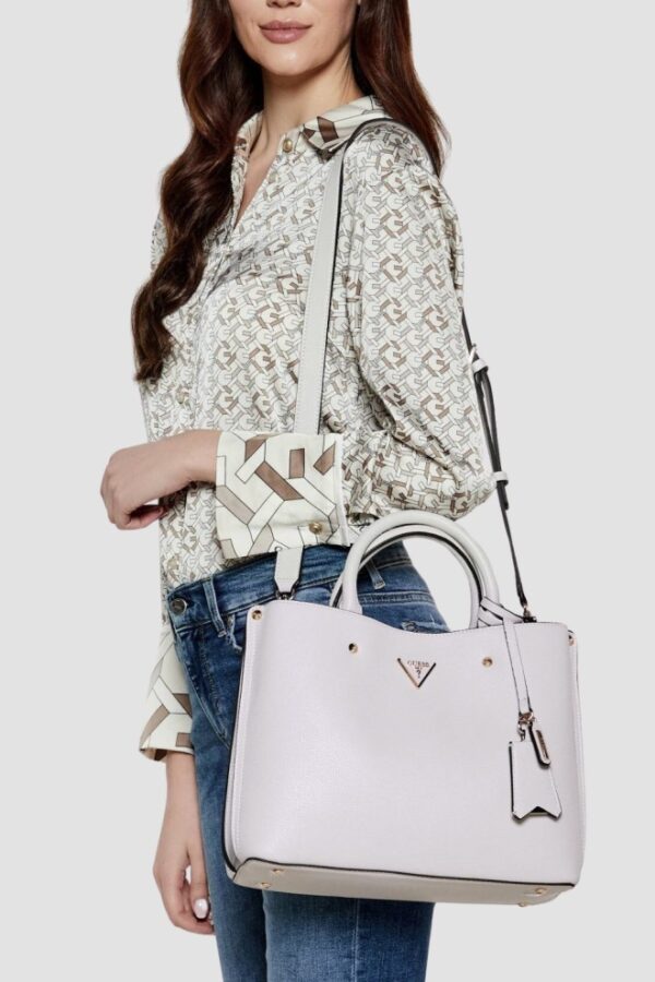 GUESS Biała torebka damska Meridian II