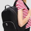 KARL LAGERFELD Czarny plecak Ikon Nylon Backpack