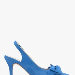 Czółenka z ozdobnym detalem w postaci kokardki