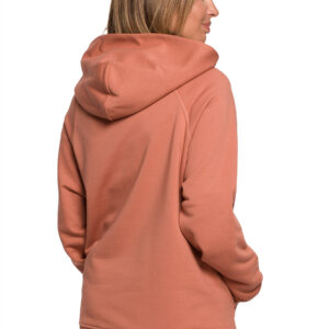 Bluza z kapturem kangurek ceglasta bawełna premiu