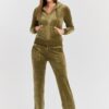 JUICY COUTURE Damska zielona bluza Robertson Gold