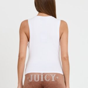 JUICY COUTURE Biały damski top Juicy Script Tank