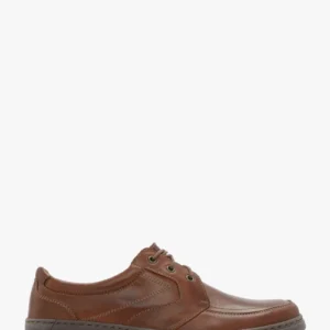 Brązowe sznurowane półbuty