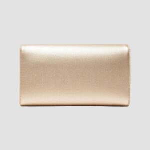 VALENTINO Złota duża kopertówka Pochette