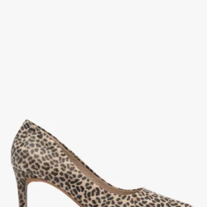 Czółenka damskie w panterkę