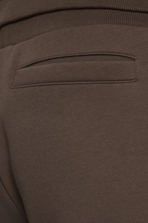 GUESS Brązowe męskie spodnie dresowe z lampasami Mickey