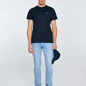 Koszulka męska z nadrukiem granatowa Tatisar 403