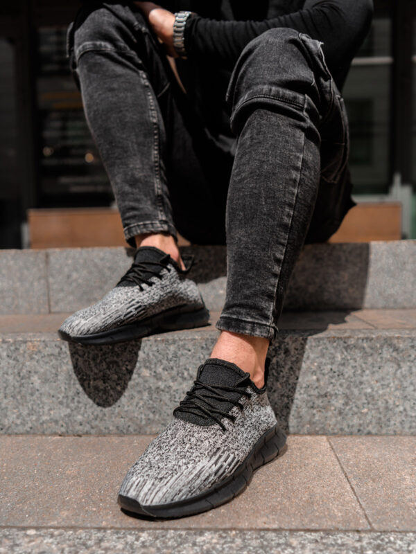 Buty męskie sneakersy - szare V5