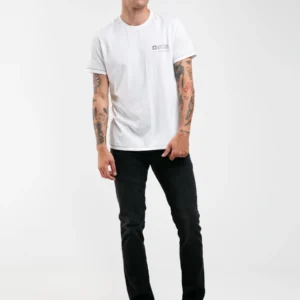 Jeansy męskie dopasowane czarne Nader 917