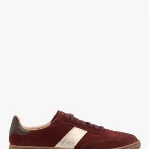 Bordowe sportowe półbuty damskie