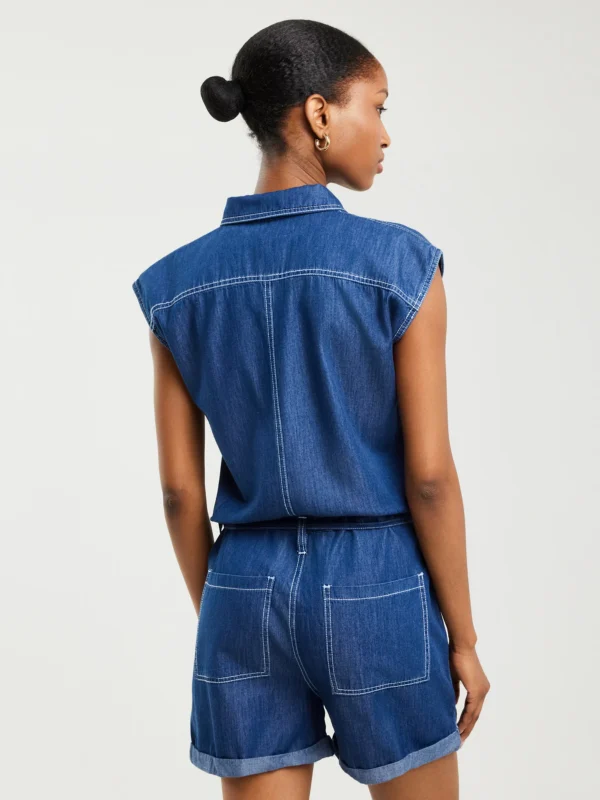 df9718ca06eac90bd8db140272218000feb82f1b Kombinezon damski jeansowy niebieski Shea 465