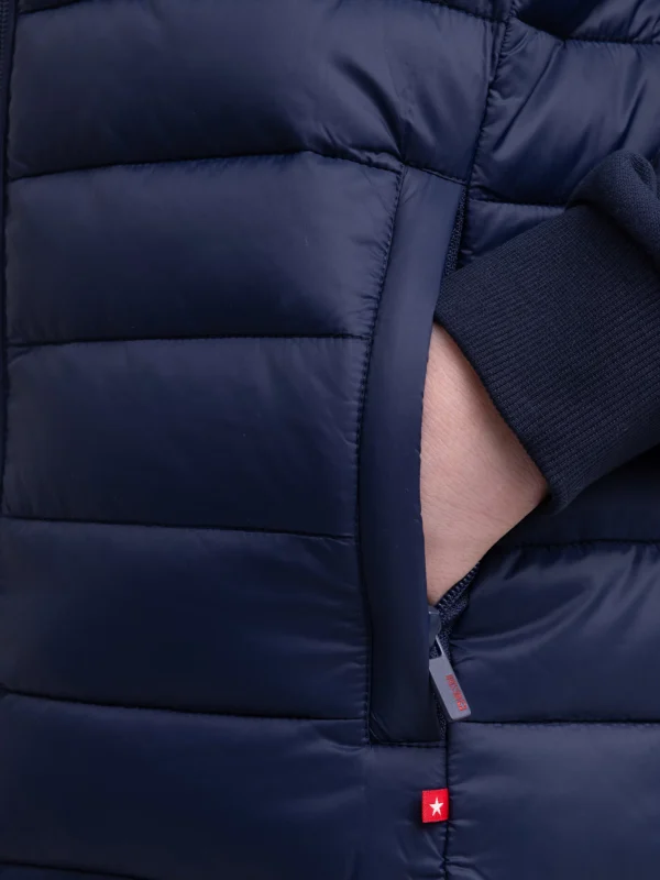 dfa27f1e4cbd7536dee3af818922f99c4a2788df Kamizelka chłopięca pikowana granatowa Grimbo 403