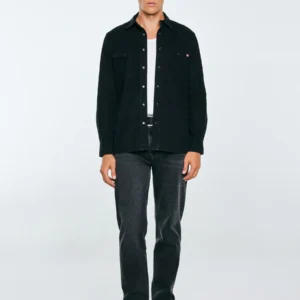 Koszula męska jeansowa czarna Buck 927