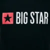 Koszulka męska z logo BIG STAR czarna Quado 906