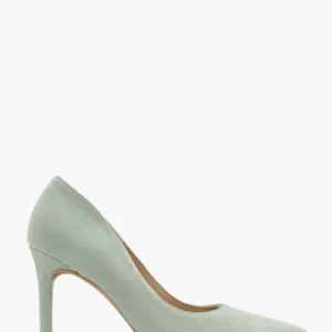 Miętowe czółenka na wysokiej szpilce