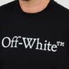 OFF-WHITE Czarny męski t-shirt Big Bookish Skate