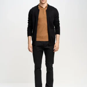 Spodnie męskie chinosy czarne Erhat 907