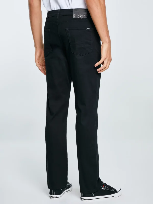 e43a0ce5a5a8719a743c2ea9badefe926f6cfa0d Jeansy męskie z prostą nogawką czarne Toros 915