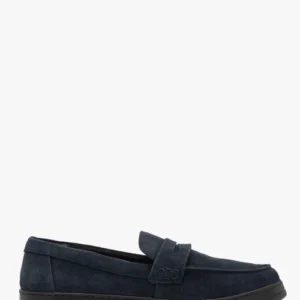 Granatowe mokasyny męskie