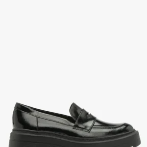 Czarne mokasyny damskie