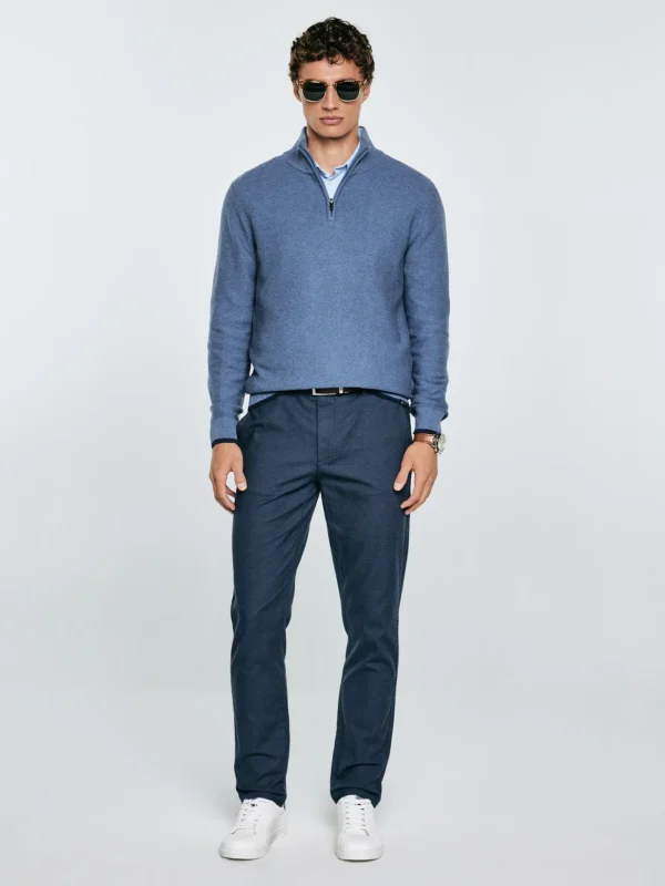 e4d2fca15a90ba52e42a1a7e38cb0cf1fe86bcc2 Spodnie męskie chinosy granatowe Erhati 403