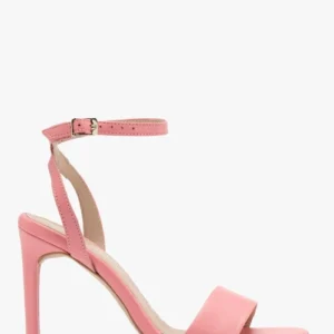 Różowy sandał na wysokiej szpilce