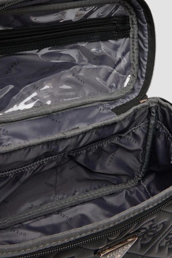 GUESS Czarna damska kosmetyczka Adelasia