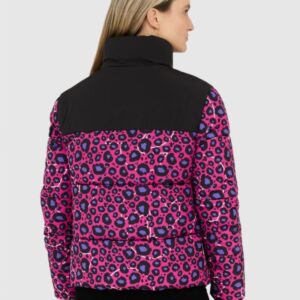 INVICTA Różowa kurtka damska w cętki