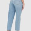7 FOR ALL MANKIND Jasnoniebieskie jeansy damskie THE MODERN STRAIGHT Air Wash