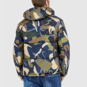 BLAUER Puchowa kurtka męska Perry w moro