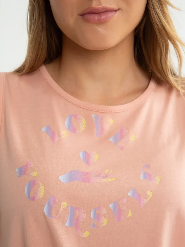 Top dziewczęcy z dzianiny bambusowej różowy Jagienka 702