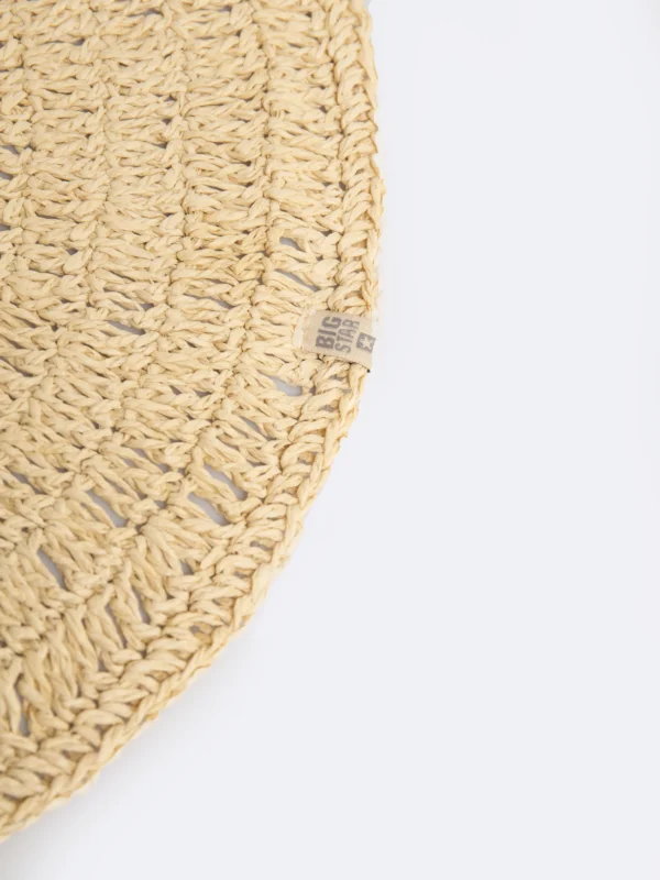 Kapelusz damski pleciony beżowy Rastiona 800