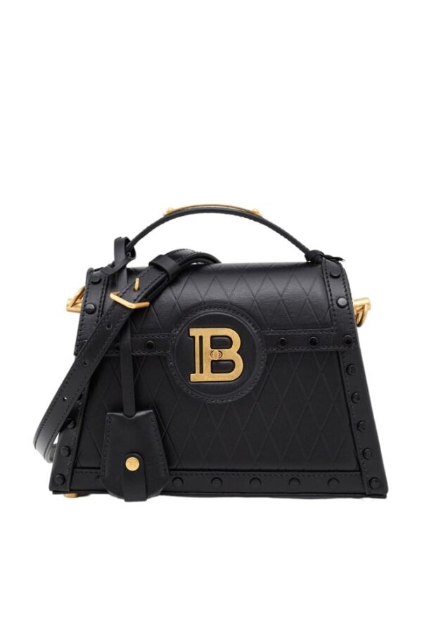 BALMAIN Czarna torebka B-buzz Dynasty-cuir