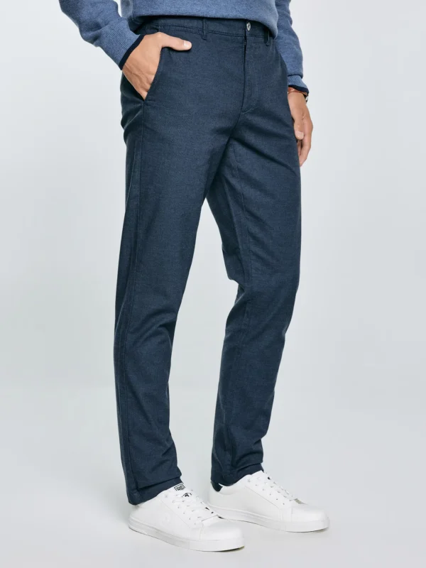 e833c03b740a2a60a0fc956cb9d8c4b2c3084ab0 Spodnie męskie chinosy granatowe Erhati 403