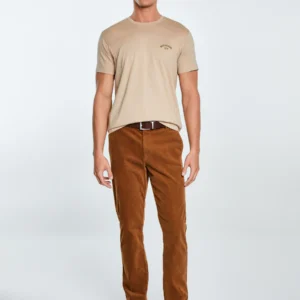 Koszulka męska bawełniana beżowa Vincer 805