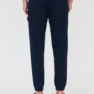 AERONAUTICA MILITARE Granatowe męskie spodnie dresowe