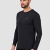 GUESS Czarny męski longsleeve New Tech Str T