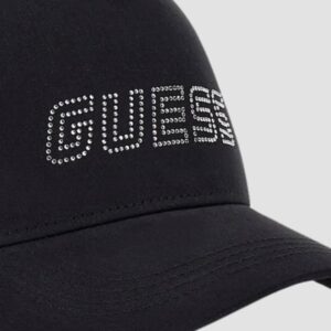 GUESS Czarna damska czapka z daszkie
