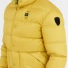 BLAUER Żółta puchowa kurtka męska FLETCHER